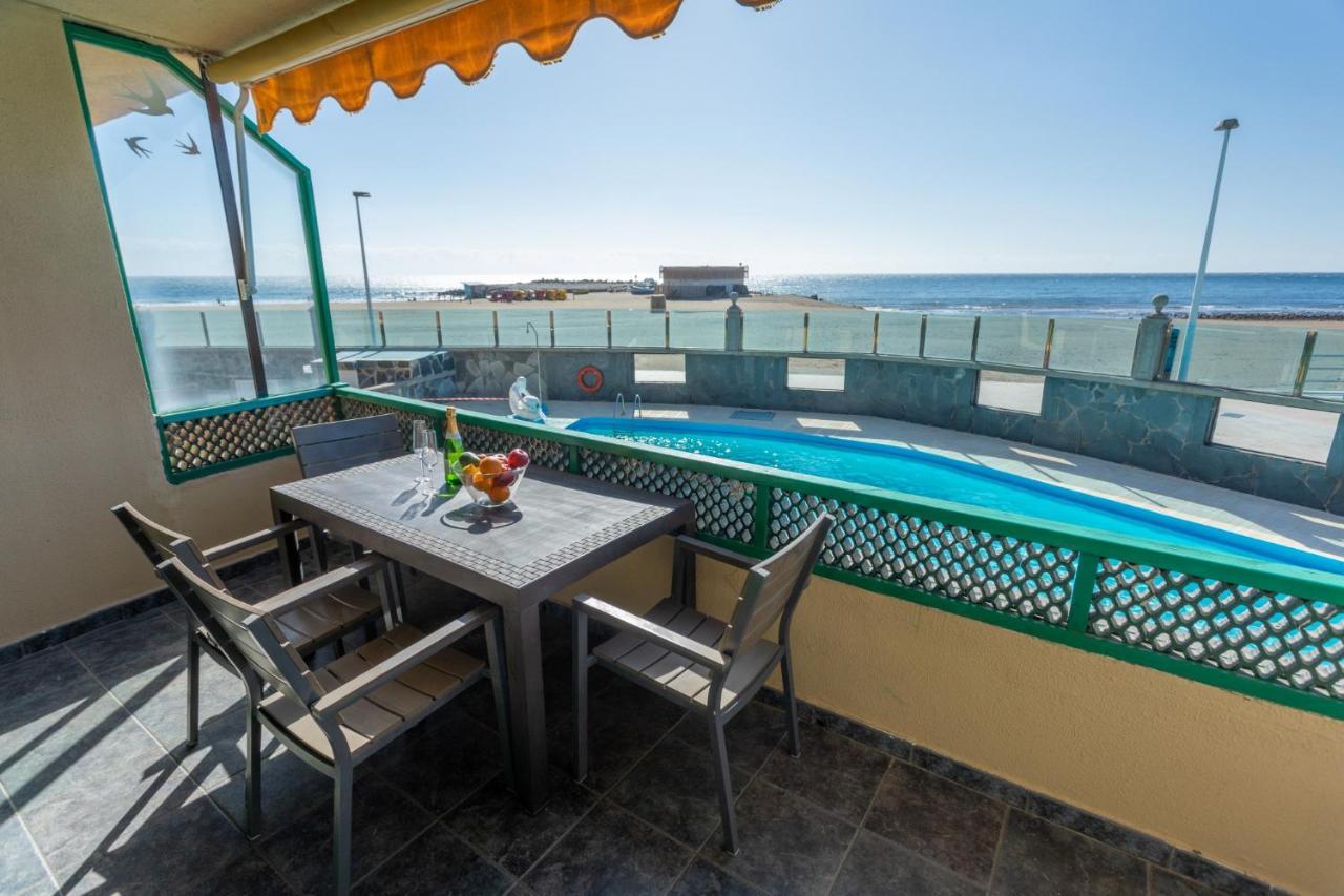 Las Burras Beach Terrace&Pool By Canariasgetaway San Agustín Exteriér fotografie